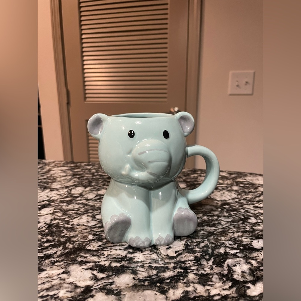 Cute Elephant Shaped Mug